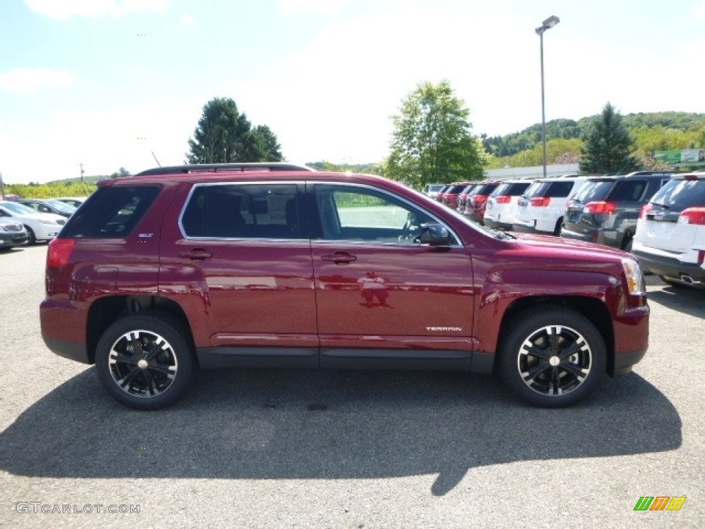 2017 Terrain SLT AWD - Crimson Red Tintcoat / Jet Black photo #6