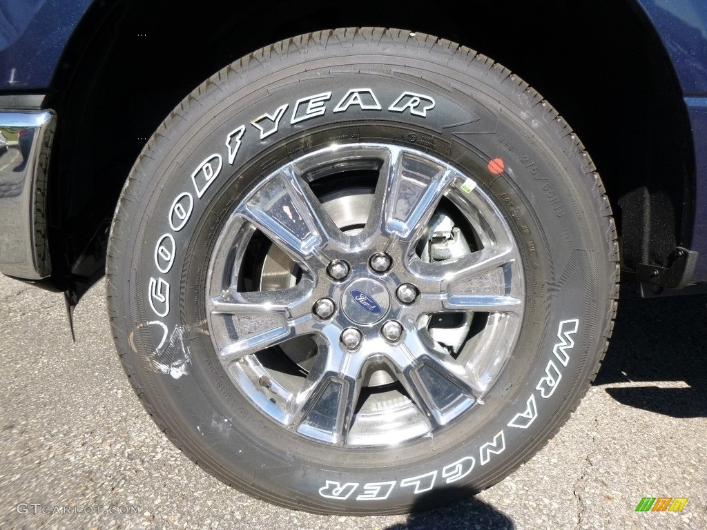 2016 F150 Lariat SuperCab 4x4 - Blue Jeans / Medium Earth Gray photo #5