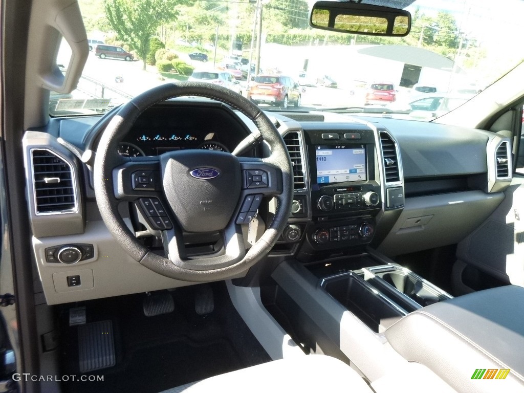 2016 F150 Lariat SuperCab 4x4 - Blue Jeans / Medium Earth Gray photo #8