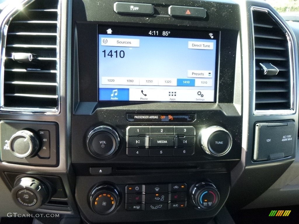 2016 F150 Lariat SuperCab 4x4 - Blue Jeans / Medium Earth Gray photo #15