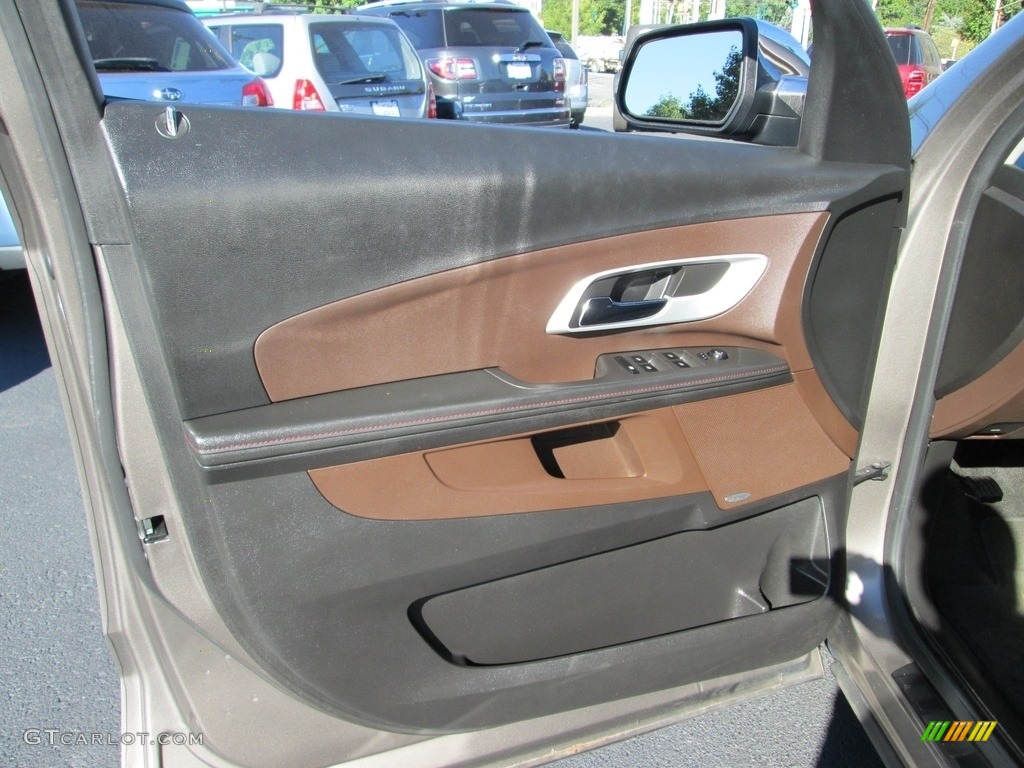 2010 Equinox LTZ - Gold Mist Metallic / Jet Black/Brownstone photo #13