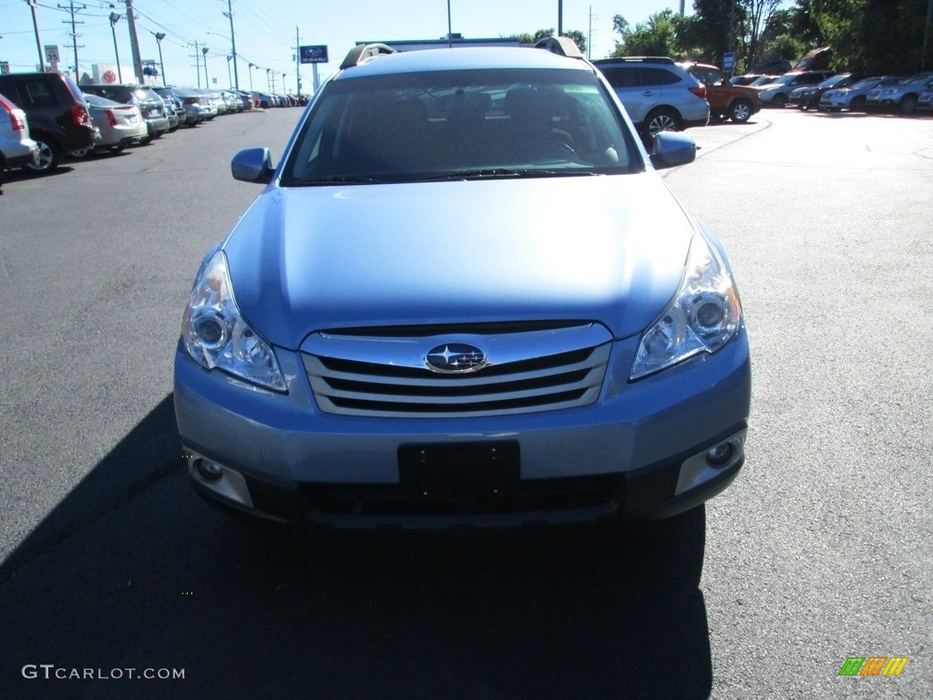 2011 Outback 2.5i Premium Wagon - Sky Blue Metallic / Off Black photo #3