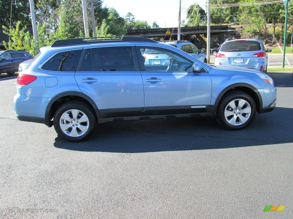 2011 Outback 2.5i Premium Wagon - Sky Blue Metallic / Off Black photo #5