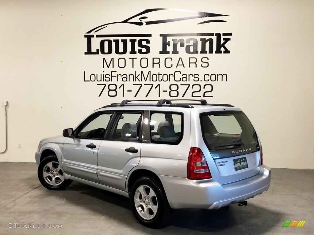 2004 Forester 2.5 XS - Platinum Silver Metallic / Gray photo #112