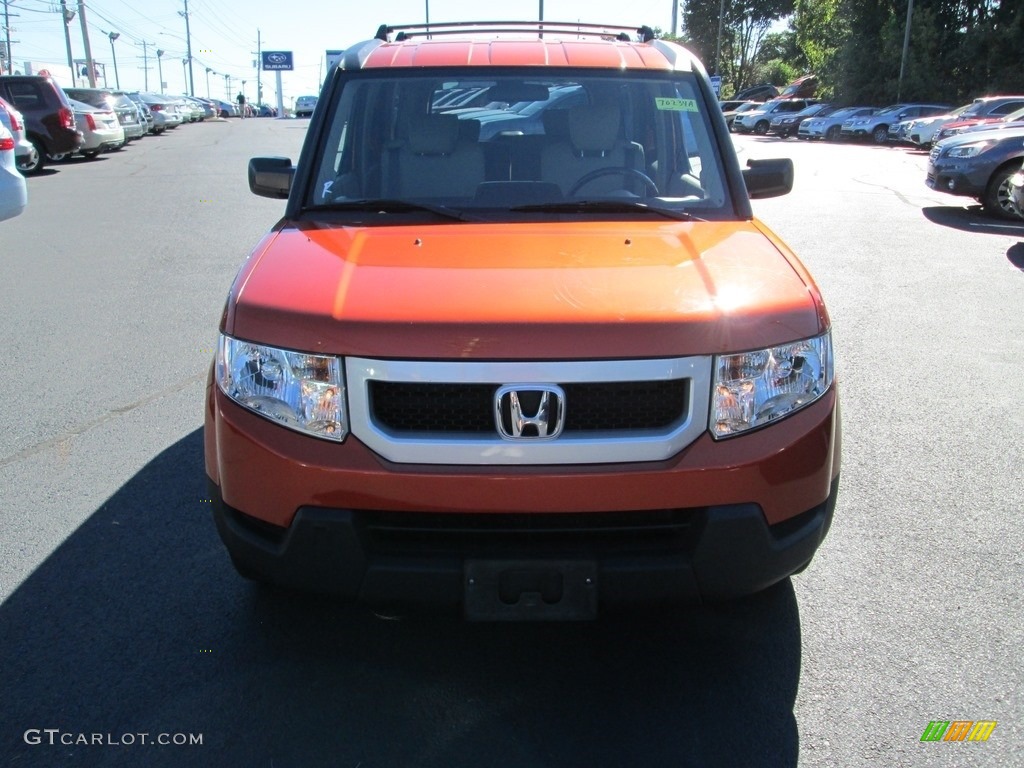 2011 Element EX 4WD - Citrus Fire Metallic / Gray photo #6
