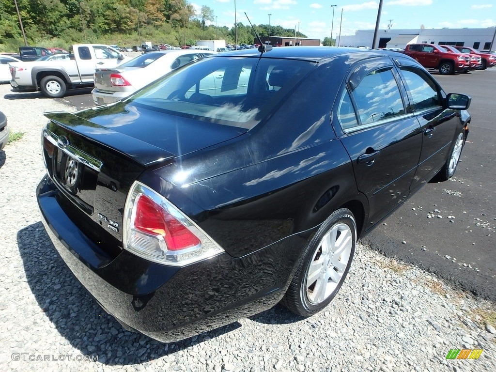 2007 Fusion SEL V6 AWD - Black / Charcoal Black photo #4