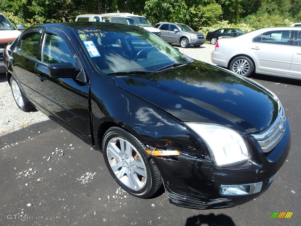 2007 Fusion SEL V6 AWD - Black / Charcoal Black photo #5
