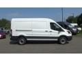 Oxford White 2017 Ford Transit Van 250 MR Long Exterior