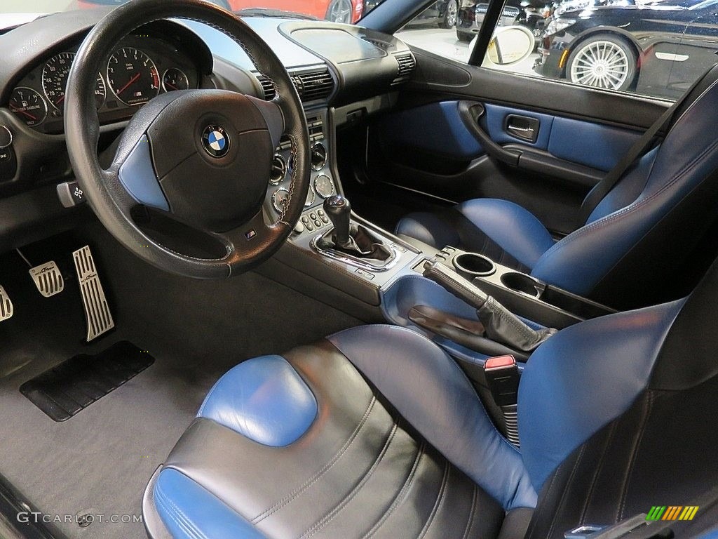 Estoril Blue Interior 1999 BMW M Roadster Photo #115647020