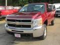 Deep Ruby Metallic 2009 Chevrolet Silverado 2500HD Work Truck Regular Cab 4x4