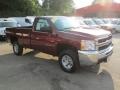 Deep Ruby Metallic - Silverado 2500HD Work Truck Regular Cab 4x4 Photo No. 4