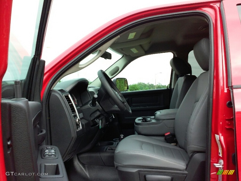 Black/Diesel Gray Interior 2017 Ram 5500 Tradesman Crew Cab 4x4 Chassis Photo #115647278