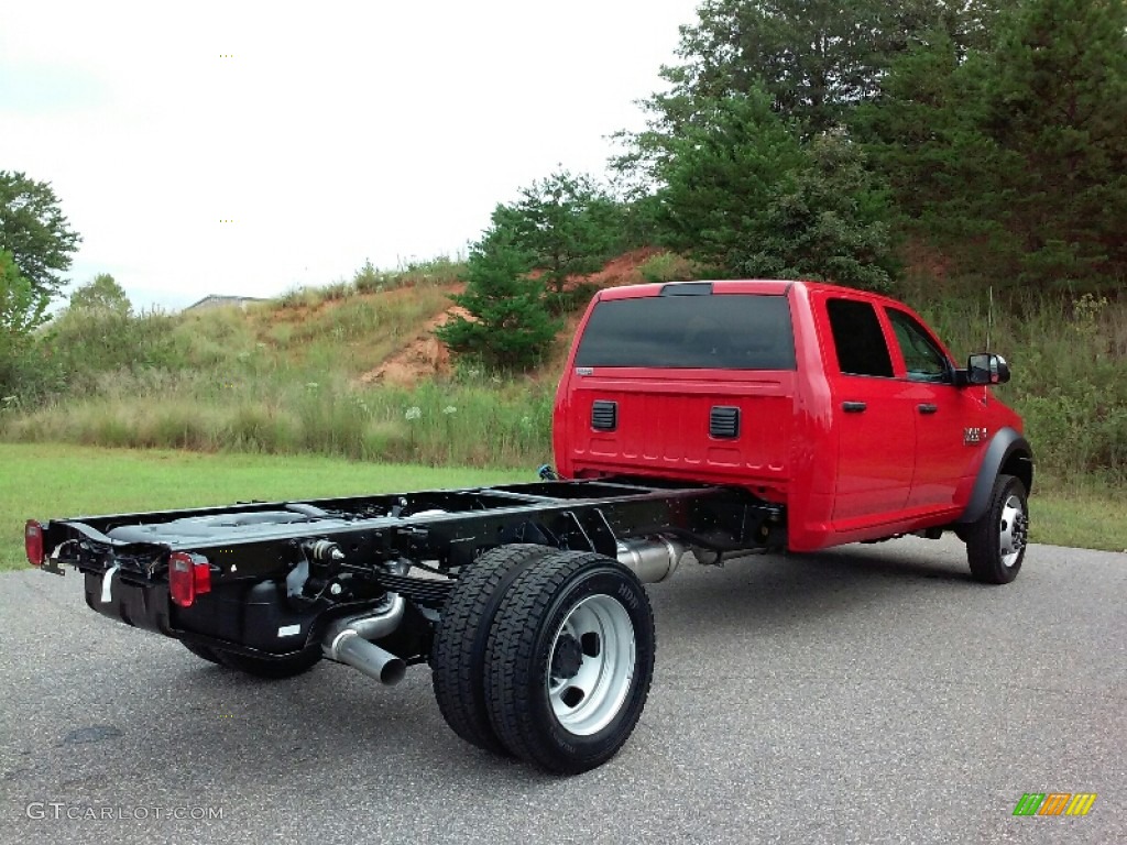 Flame Red 2017 Ram 5500 Tradesman Crew Cab 4x4 Chassis Exterior Photo #115647314