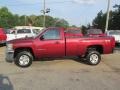 Deep Ruby Metallic - Silverado 2500HD Work Truck Regular Cab 4x4 Photo No. 11