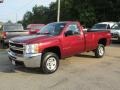 Deep Ruby Metallic - Silverado 2500HD Work Truck Regular Cab 4x4 Photo No. 12