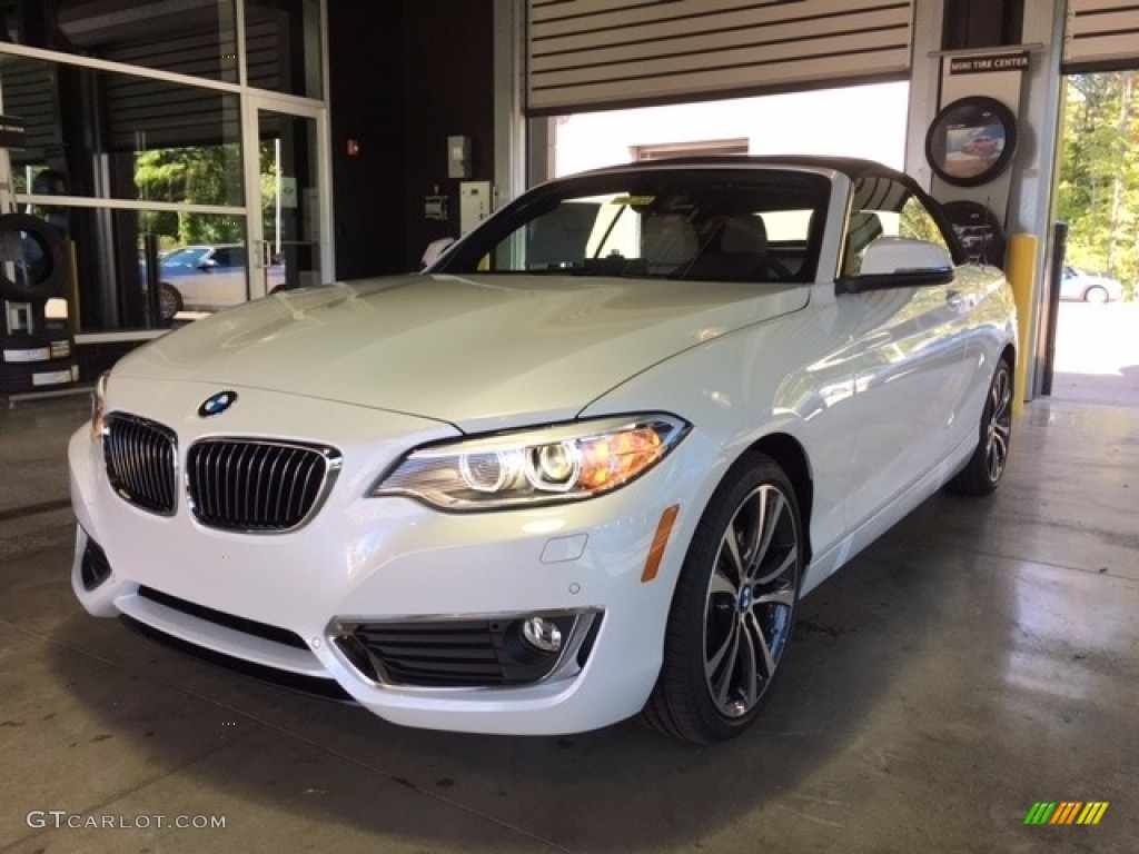 Mineral White Metallic 2017 BMW 2 Series 230i xDrive Convertible Exterior Photo #115647938