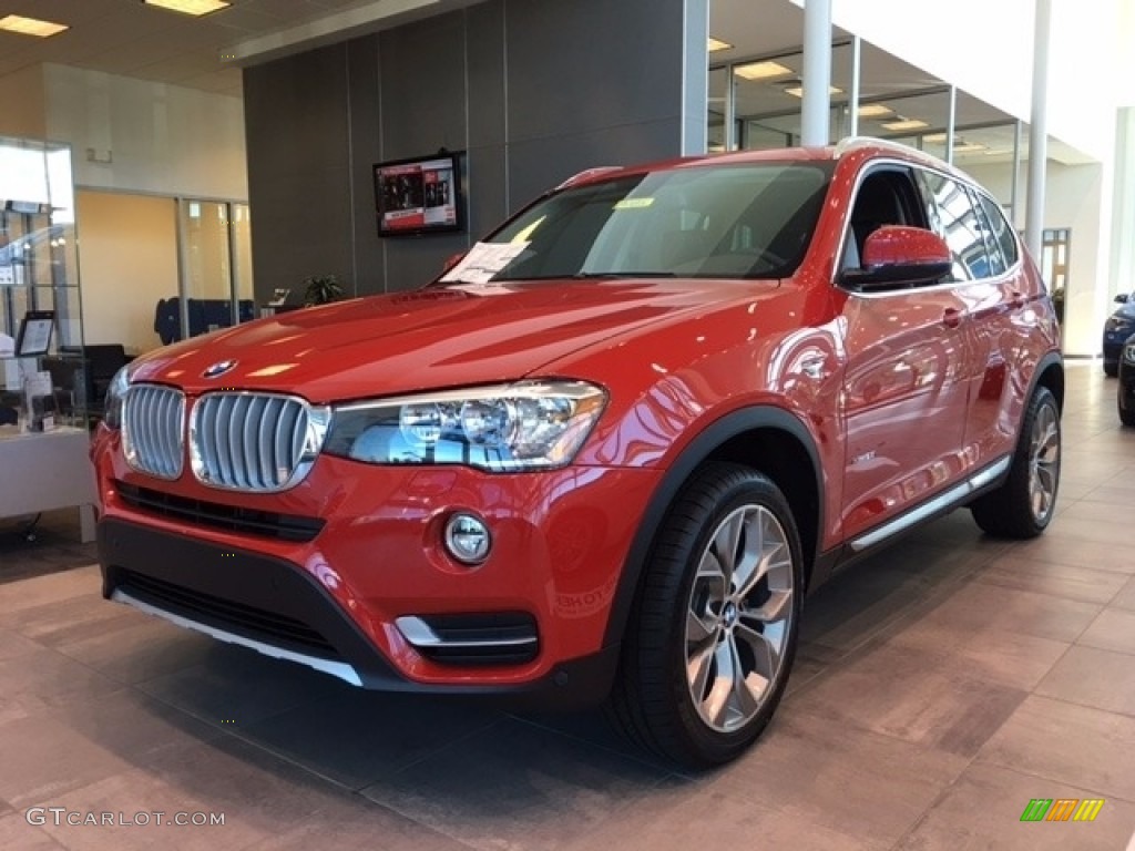 Melbourne Red Metallic 2017 BMW X3 xDrive28i Exterior Photo #115648217