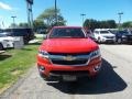2016 Red Hot Chevrolet Colorado LT Crew Cab 4x4  photo #2