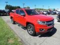 2016 Red Hot Chevrolet Colorado LT Crew Cab 4x4  photo #3