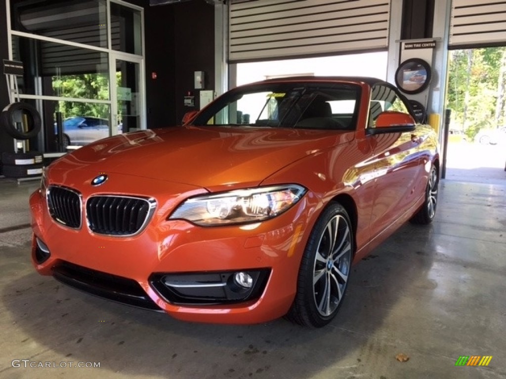 Valencia Orange 2016 BMW 2 Series 228i xDrive Convertible Exterior Photo #115648787