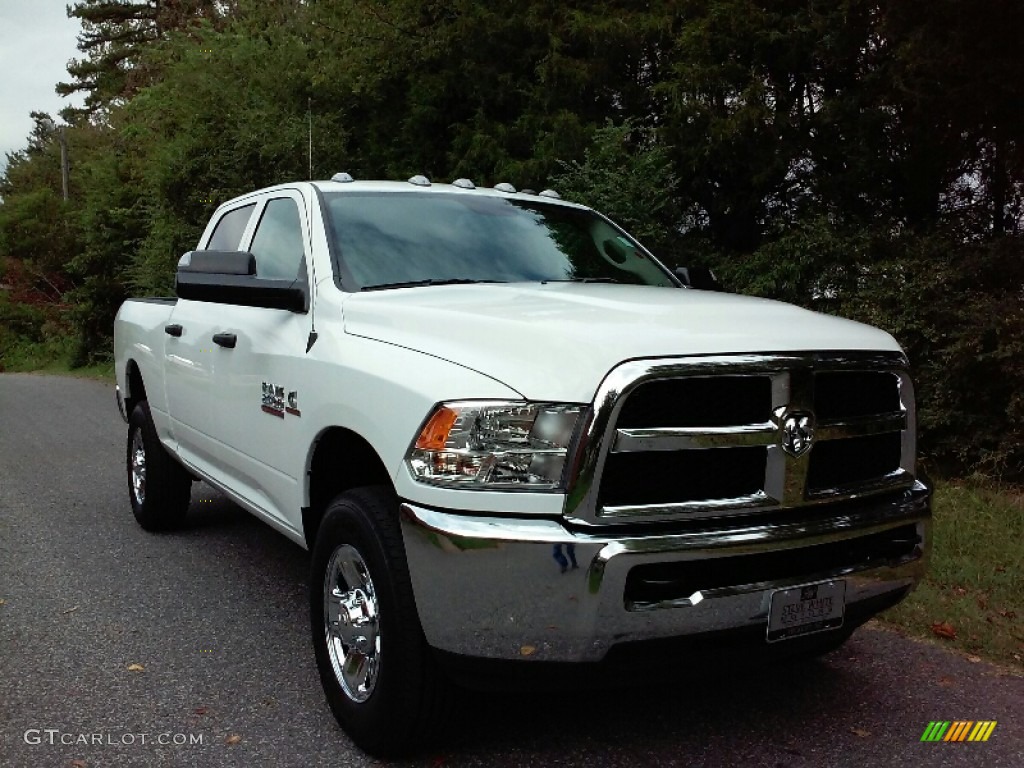 Bright White 2017 Ram 2500 Tradesman Crew Cab 4x4 Exterior Photo #115648796