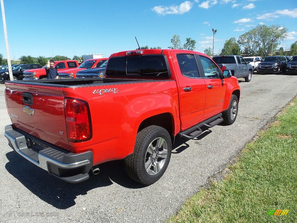 2016 Colorado LT Crew Cab 4x4 - Red Hot / Jet Black/Dark Ash photo #5