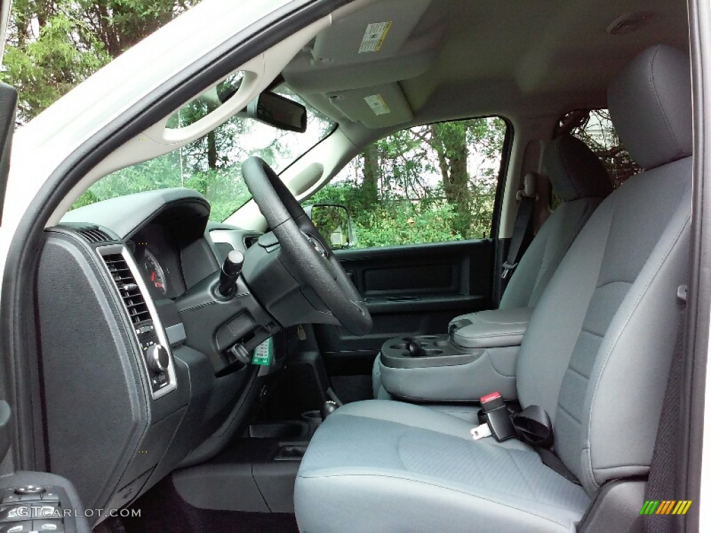 Black/Diesel Gray Interior 2017 Ram 2500 Tradesman Crew Cab 4x4 Photo #115648934