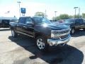 2017 Black Chevrolet Silverado 1500 LTZ Crew Cab 4x4  photo #3