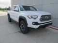 2017 Super White Toyota Tacoma TRD Off Road Double Cab 4x4  photo #2