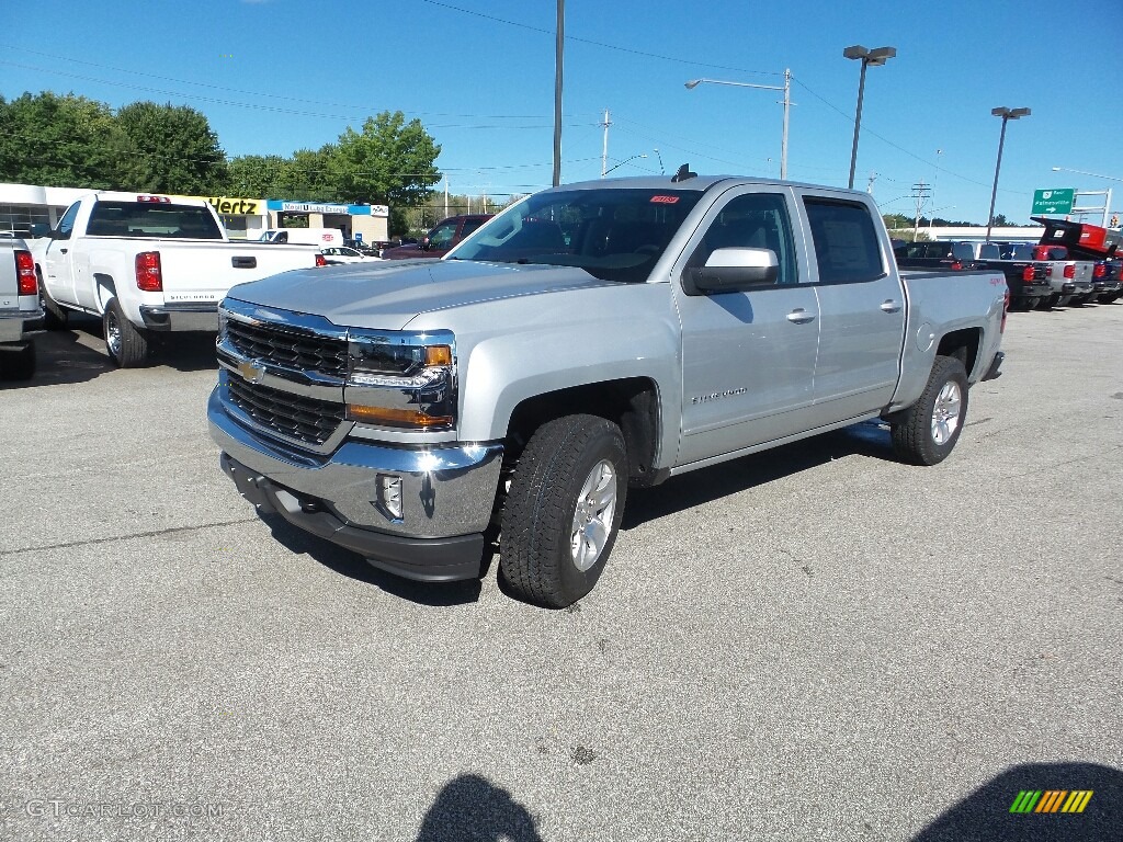 2017 Silverado 1500 LT Crew Cab 4x4 - Silver Ice Metallic / Jet Black photo #1