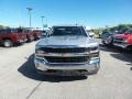2017 Silver Ice Metallic Chevrolet Silverado 1500 LT Crew Cab 4x4  photo #2