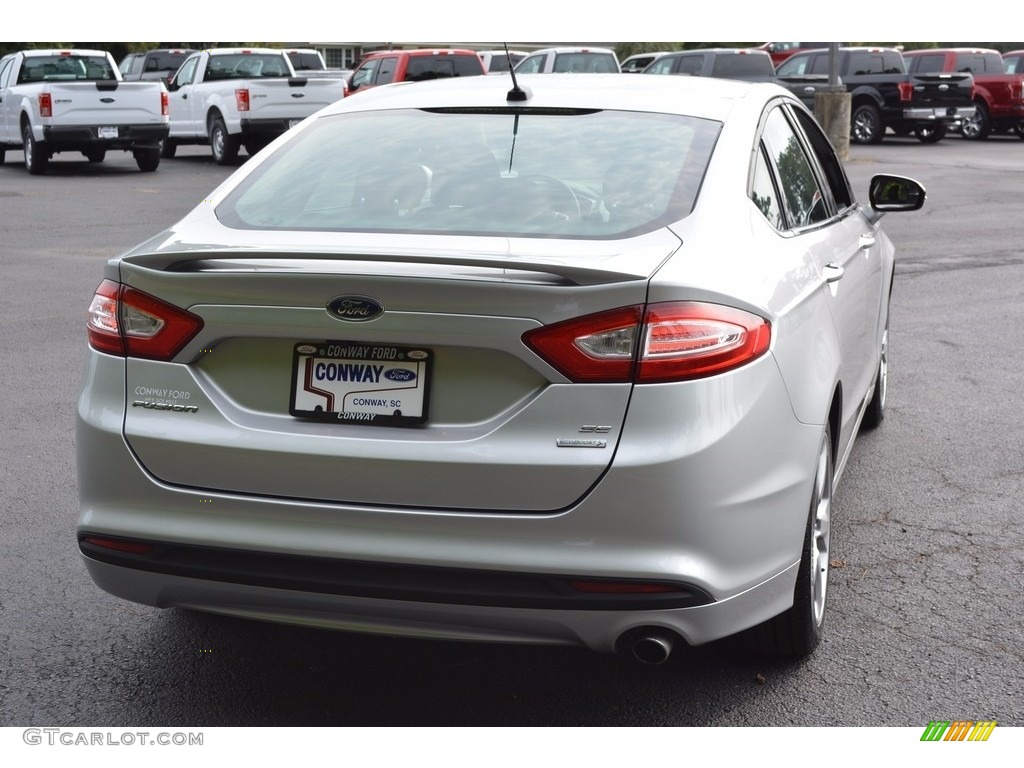 2016 Fusion SE - Ingot Silver Metallic / Charcoal Black photo #3