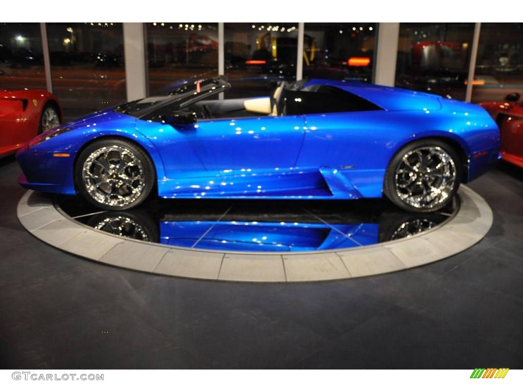 2006 Murcielago Roadster - Blu Nova (Blue Pearl) / Blu Delphinus photo #13