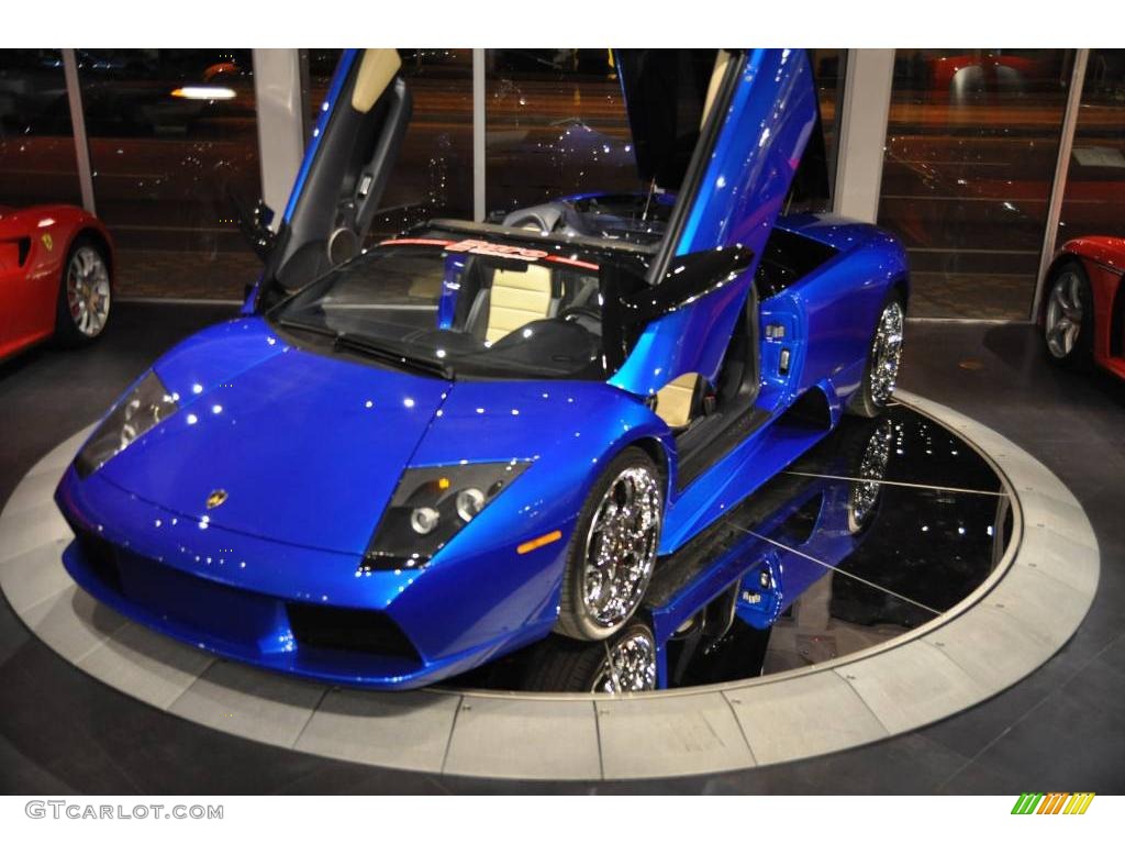 2006 Murcielago Roadster - Blu Nova (Blue Pearl) / Blu Delphinus photo #26