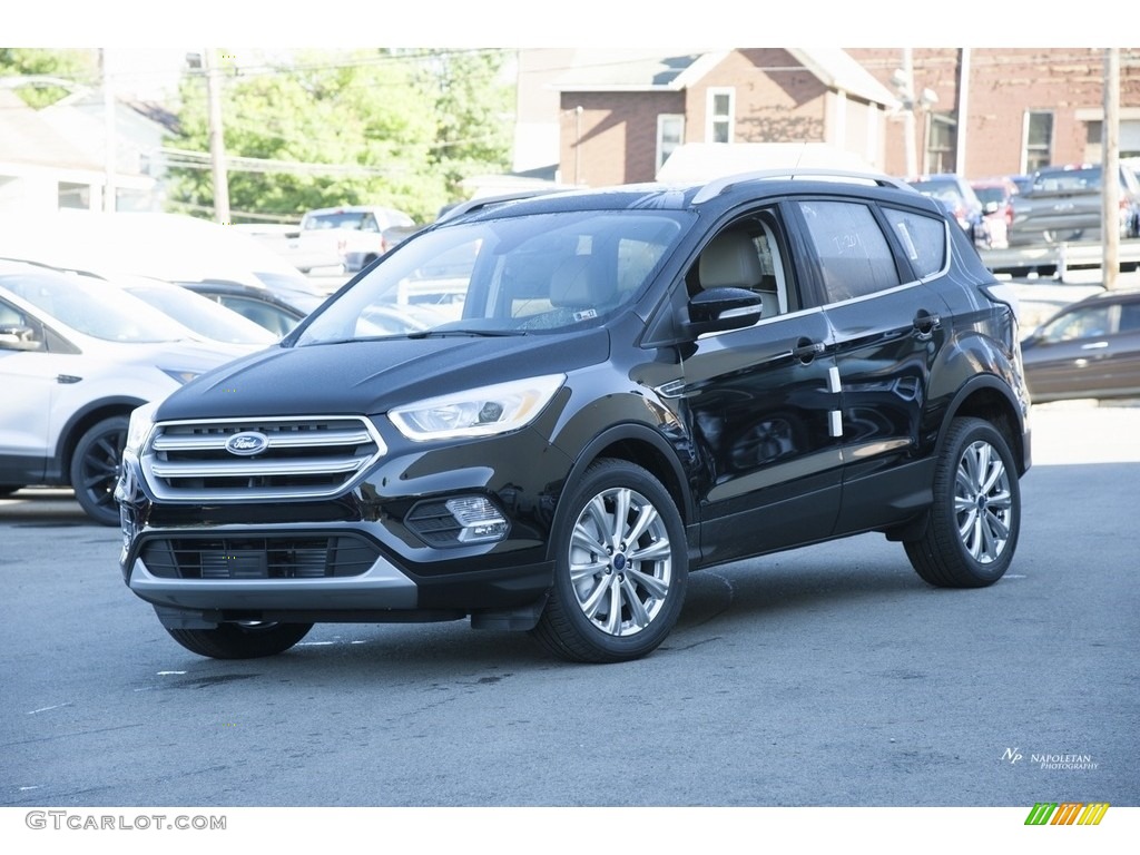 2017 Escape Titanium 4WD - Shadow Black / Charcoal Black photo #1