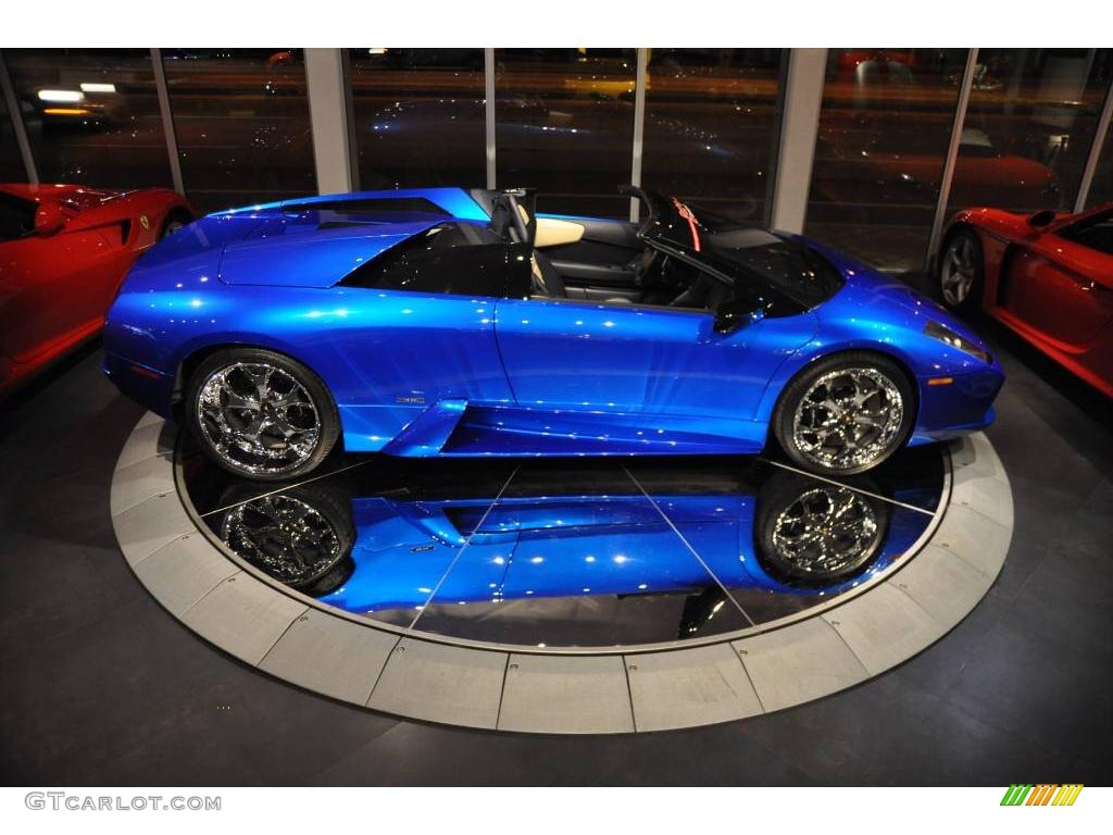 2006 Murcielago Roadster - Blu Nova (Blue Pearl) / Blu Delphinus photo #55