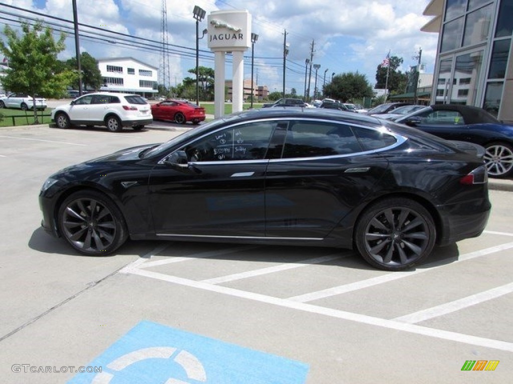 Black 2013 Tesla Model S P85 Performance Exterior Photo #115655567