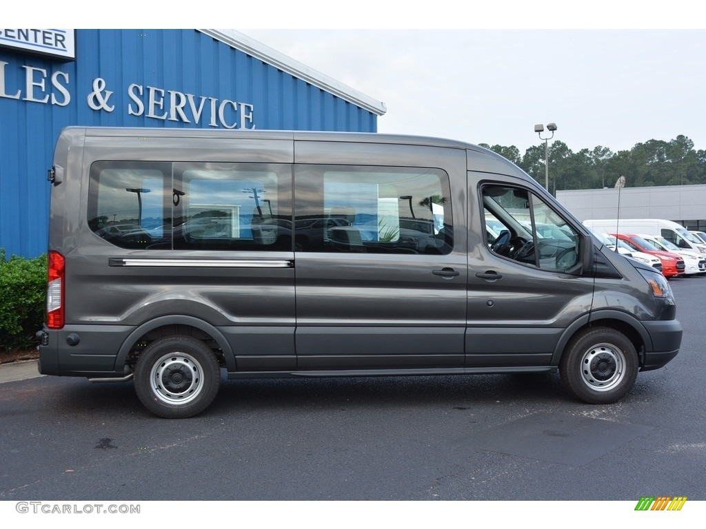 Magnetic 2017 Ford Transit Wagon XL 350 MR Long Exterior Photo #115655612