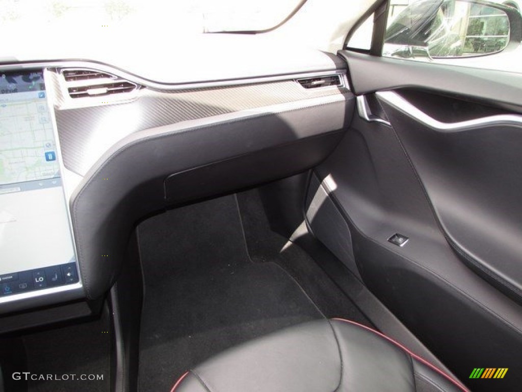2013 Tesla Model S P85 Performance Black Dashboard Photo #115655639