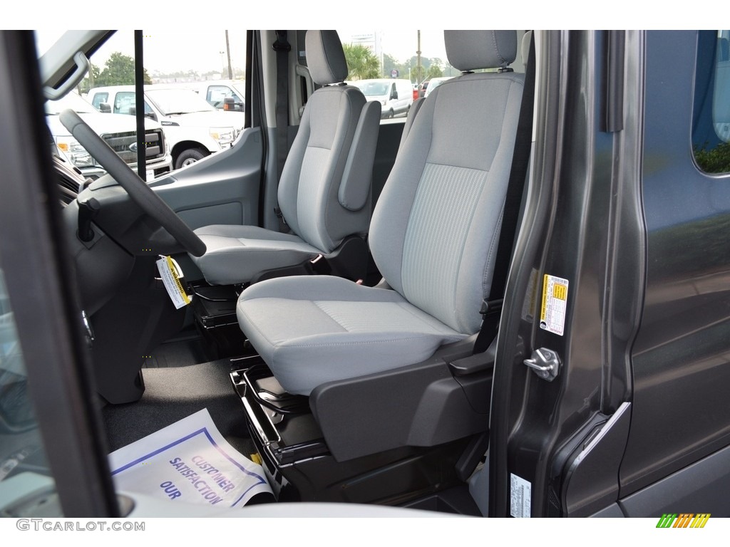 Pewter Interior 2017 Ford Transit Wagon XL 350 MR Long Photo #115655762