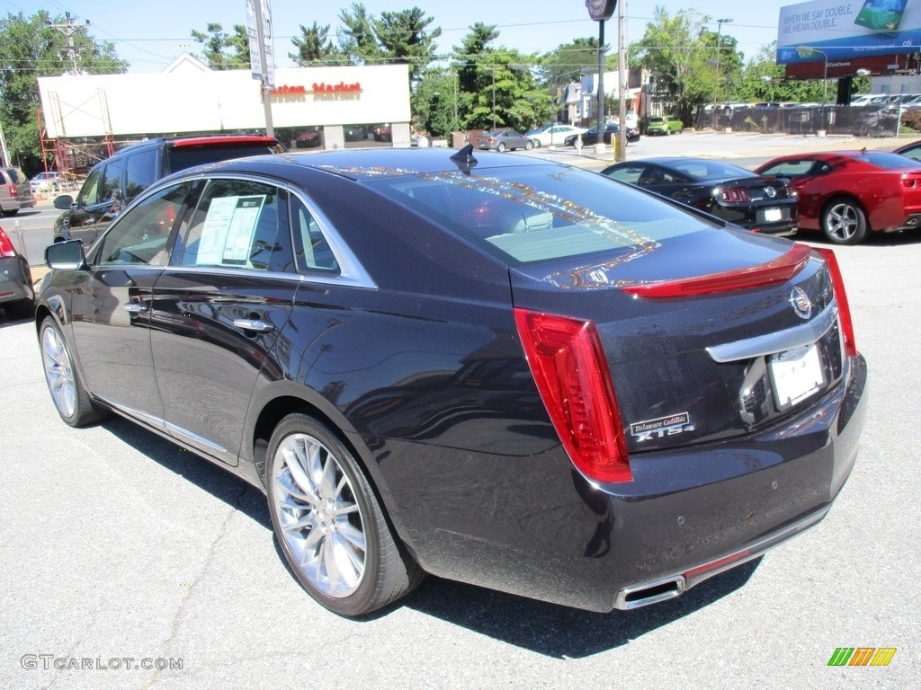 2013 XTS Platinum AWD - Sapphire Blue Metallic / Very Light Platinum/Dark Urban/Cocoa Opus Full Leather photo #4