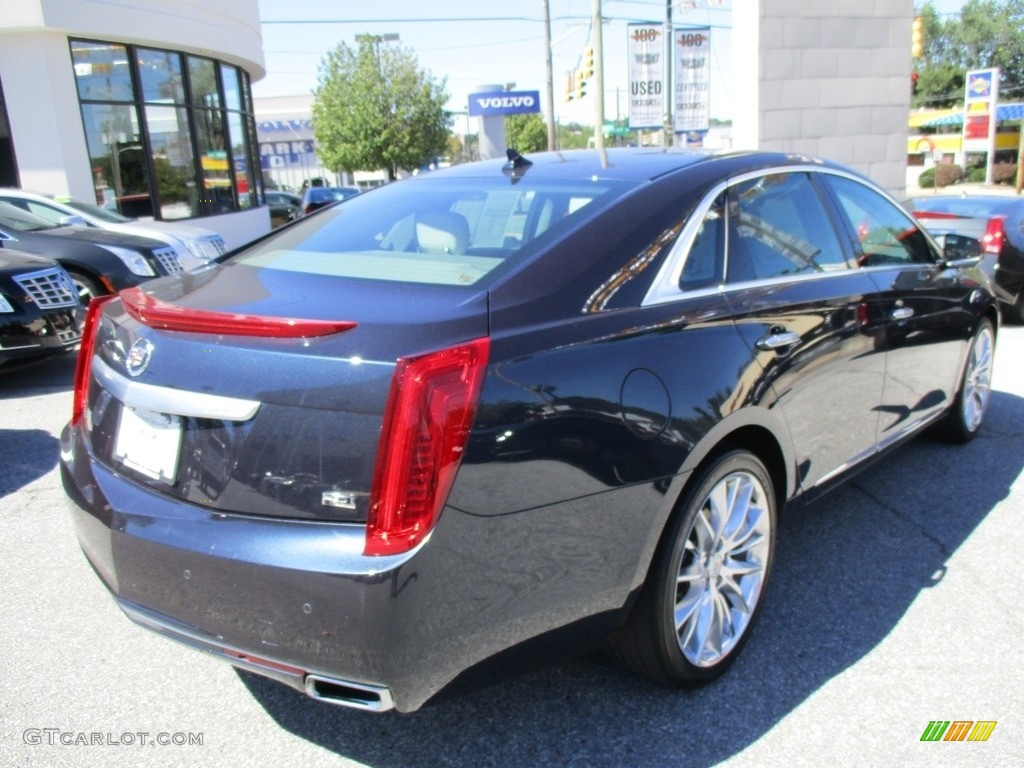 2013 XTS Platinum AWD - Sapphire Blue Metallic / Very Light Platinum/Dark Urban/Cocoa Opus Full Leather photo #6