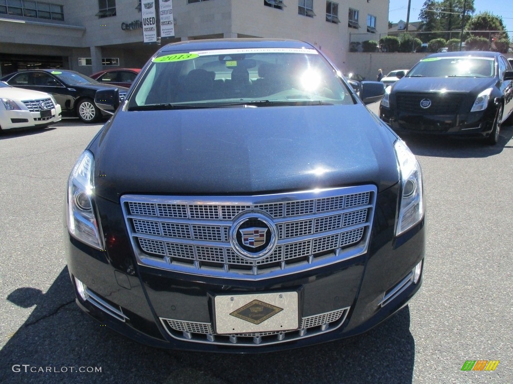 2013 XTS Platinum AWD - Sapphire Blue Metallic / Very Light Platinum/Dark Urban/Cocoa Opus Full Leather photo #9
