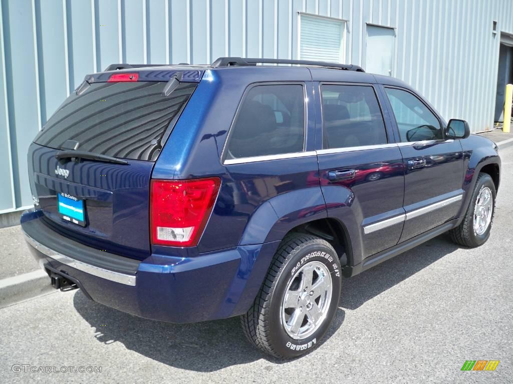 2006 Grand Cherokee Limited 4x4 - Midnight Blue Pearl / Dark Khaki/Light Graystone photo #3