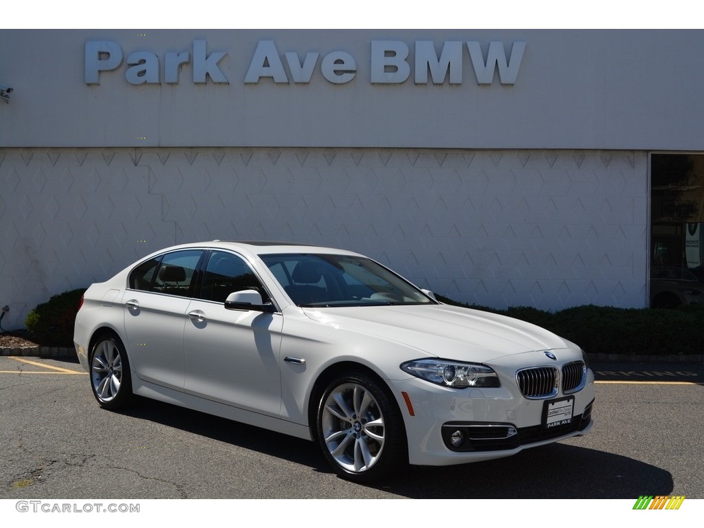 Alpine White BMW 5 Series