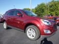 2017 Siren Red Tintcoat Chevrolet Equinox LT AWD  photo #3