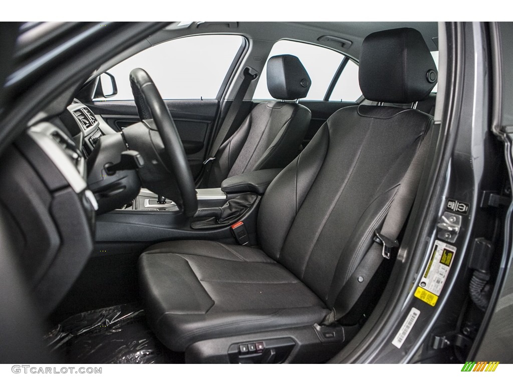 2014 3 Series 320i Sedan - Mineral Grey Metallic / Black photo #6