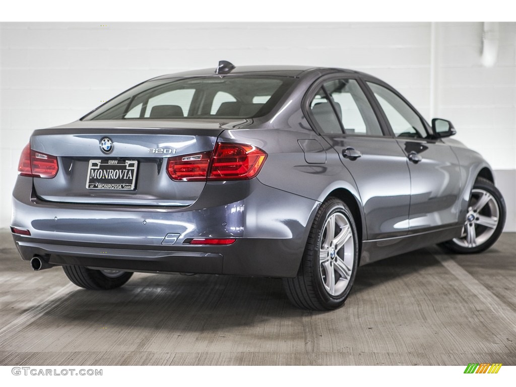 2014 3 Series 320i Sedan - Mineral Grey Metallic / Black photo #15