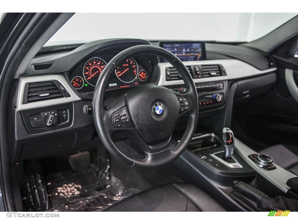 2014 3 Series 320i Sedan - Mineral Grey Metallic / Black photo #19
