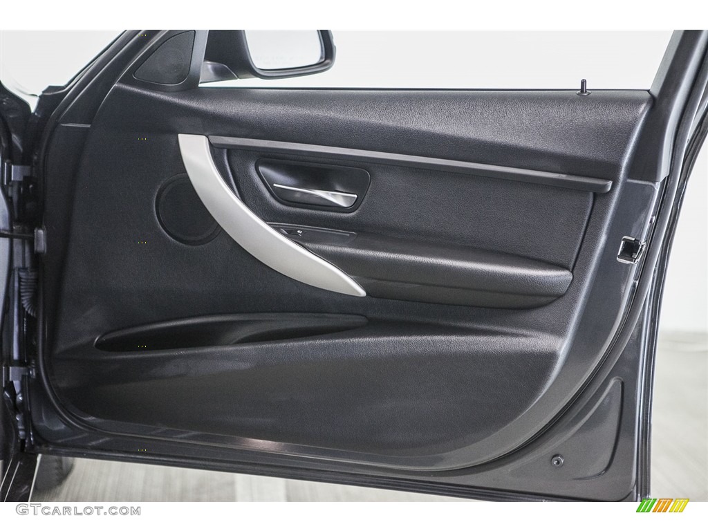 2014 3 Series 320i Sedan - Mineral Grey Metallic / Black photo #24